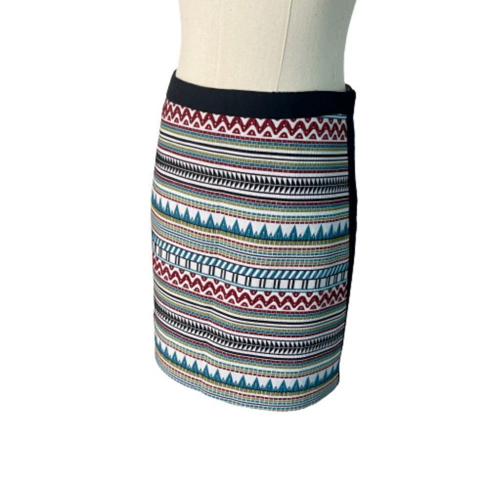 Koton Boho Mini Skirt Blue Green Size 8